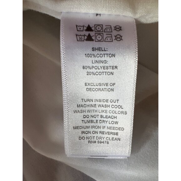 Tommy Bahama Girls Nautical Print Smocked Dress 3T White & Blue Party Summer - Picture 6 of 6